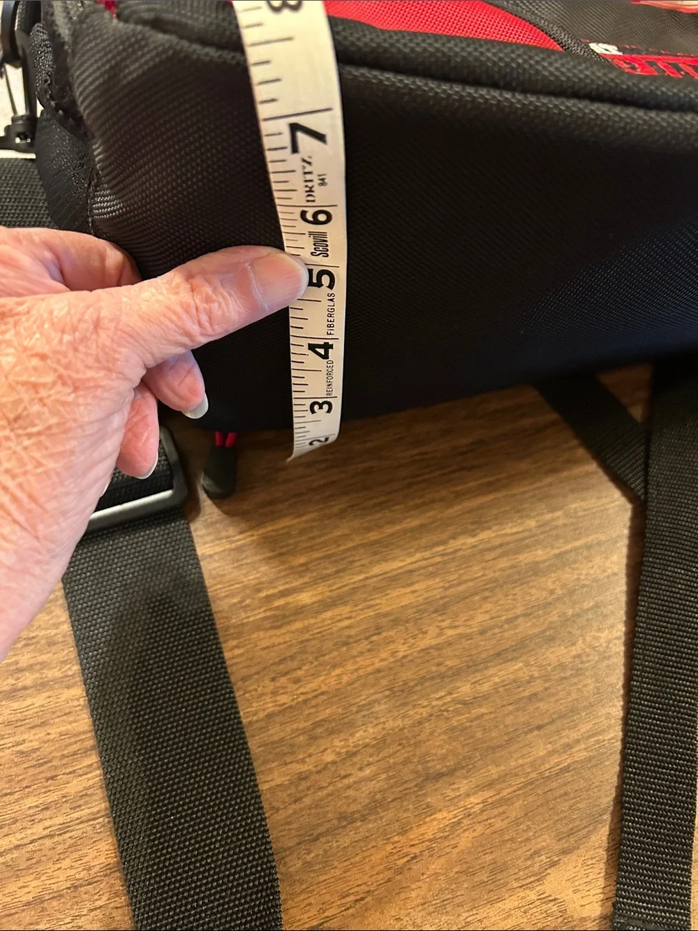 Red & Black Rider Messenger Bag for Men